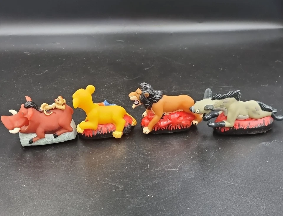 VINTAGE McDonald’s Happy meal toys "THE LION KING" Complete set of 4 - RARE. - image 3 of 4