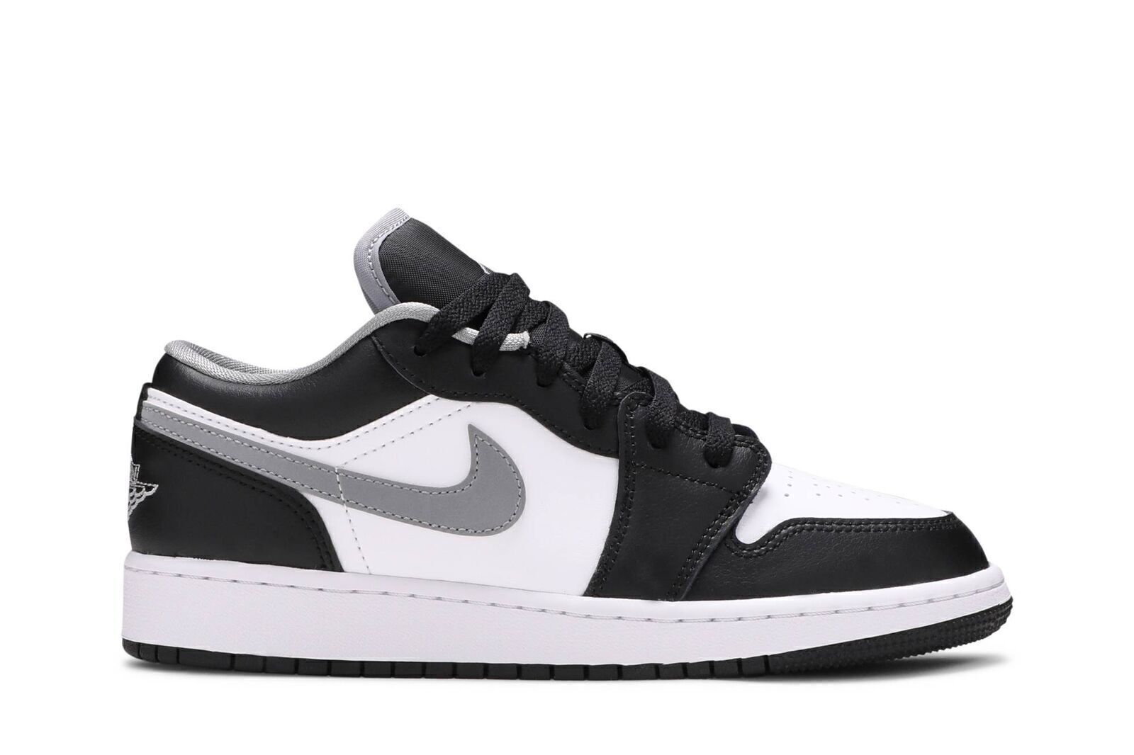 Детская обувь Air Jordan Air Jordan 1 Low GS Черная средне-серая 553560-040