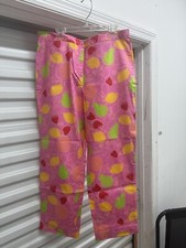 Women  s Size 10 Lilly Pulitzer Cropped Pants- Fruit Print-Vintage-FREE SHIPPING