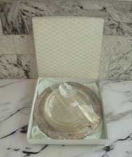 Vtg Oneida Silversmiths Silverplated Holloware Child Dish Set Bowl Plate Spoon