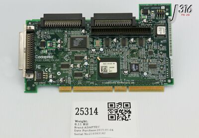 25314 ADAPTEC PCB, SCSI CARD 29160 1809606-04 | eBay