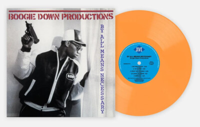 Boogie DOWN Productions By All Means Necessary - Orange Vinyl
