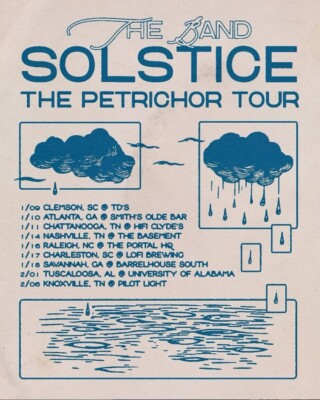 Poster The Band Solstice The Petrichor Tour 2025 Poster, gift for fans