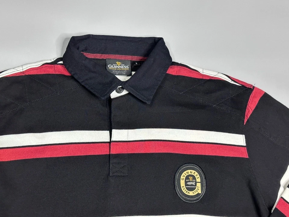 Guinnes men's rugby shirt L - Image 3 of 4
