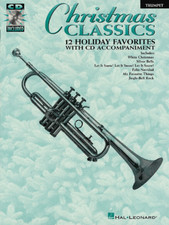 "CHRISTMAS CLASSICS" INSTRUMENTAL PLAY-ALONG FOR TRUMPET-MUSIC BOOK/CD-NEW-SALE