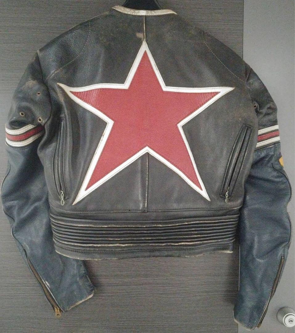 VANSON One Talone Zip Star Leather Riders Mens Jacket Black VANSON One Talone Zip Star Leather Riders Mens Jacket Black