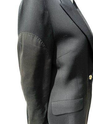 Vintage 90s Dries Van Noten Blazer Jacket Sz 40 Denim Insert