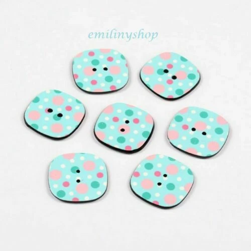 Boutons bleus pour couture lot