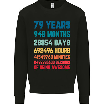 79th Birthday 79 Year Old Mens Sweatshirt Jumper