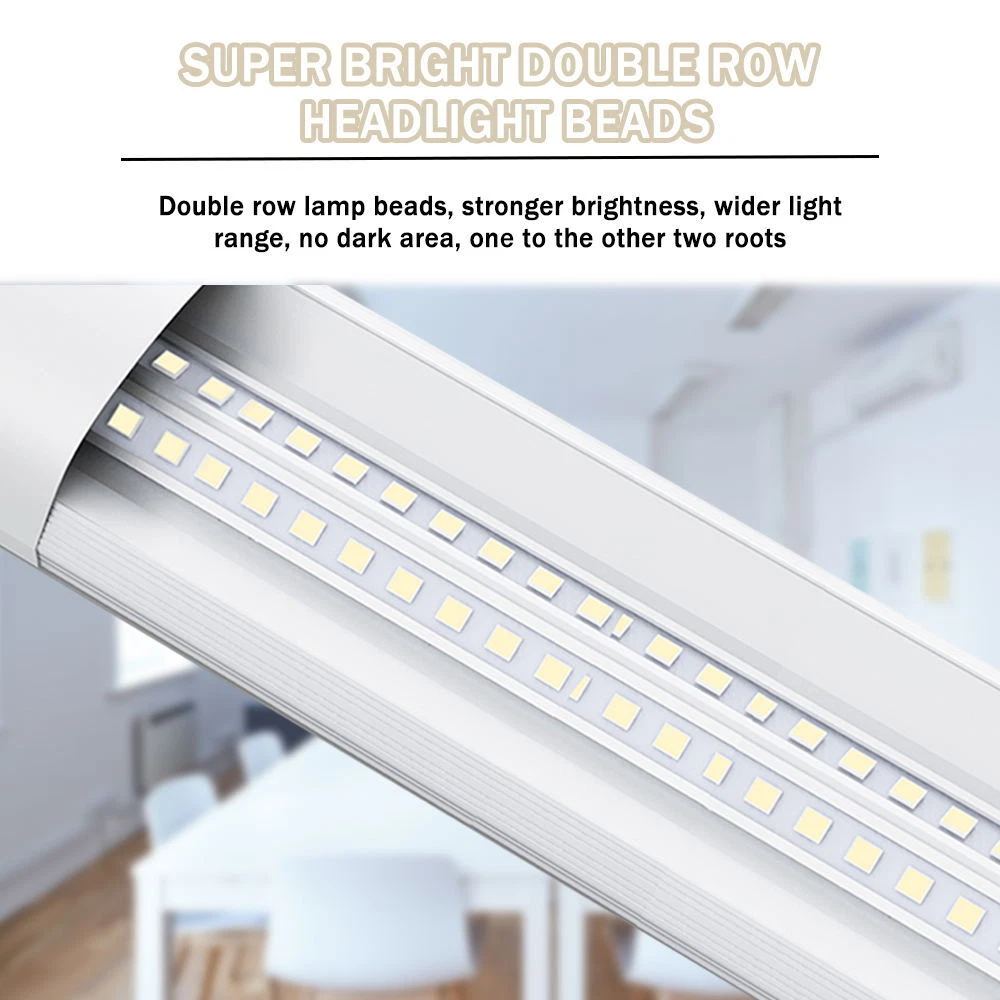 2 4Pack LED Strip Batten Low Profile Ceiling Tube Light 30W 6500K 90cm 3FT BATON
