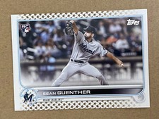 2022 Topps Factory Set Sean Guenther Gold Star Parallel #471 RC
