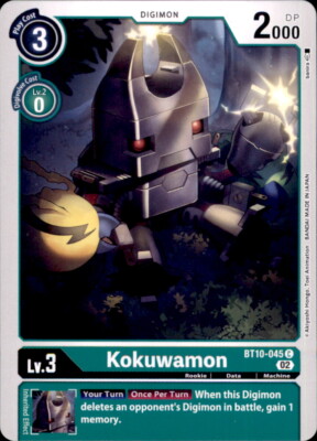 Digimon BT10-045 - Kokuwamon - Common