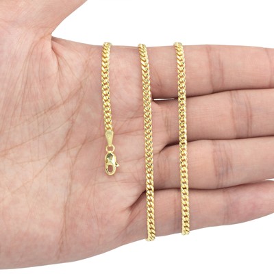 10K Yellow Gold 3.5mm Miami Cuban Link 