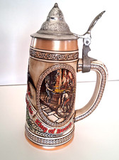 Vintage Anheuser Busch Budweiser Limited Edition II "B" Series Beer Stein 1985