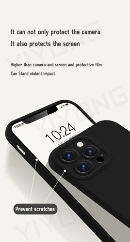 Coque souple antichoc silicone liquide pour iPhone 16 Pro Max 16e 16 Plus - Photo 11 sur 31