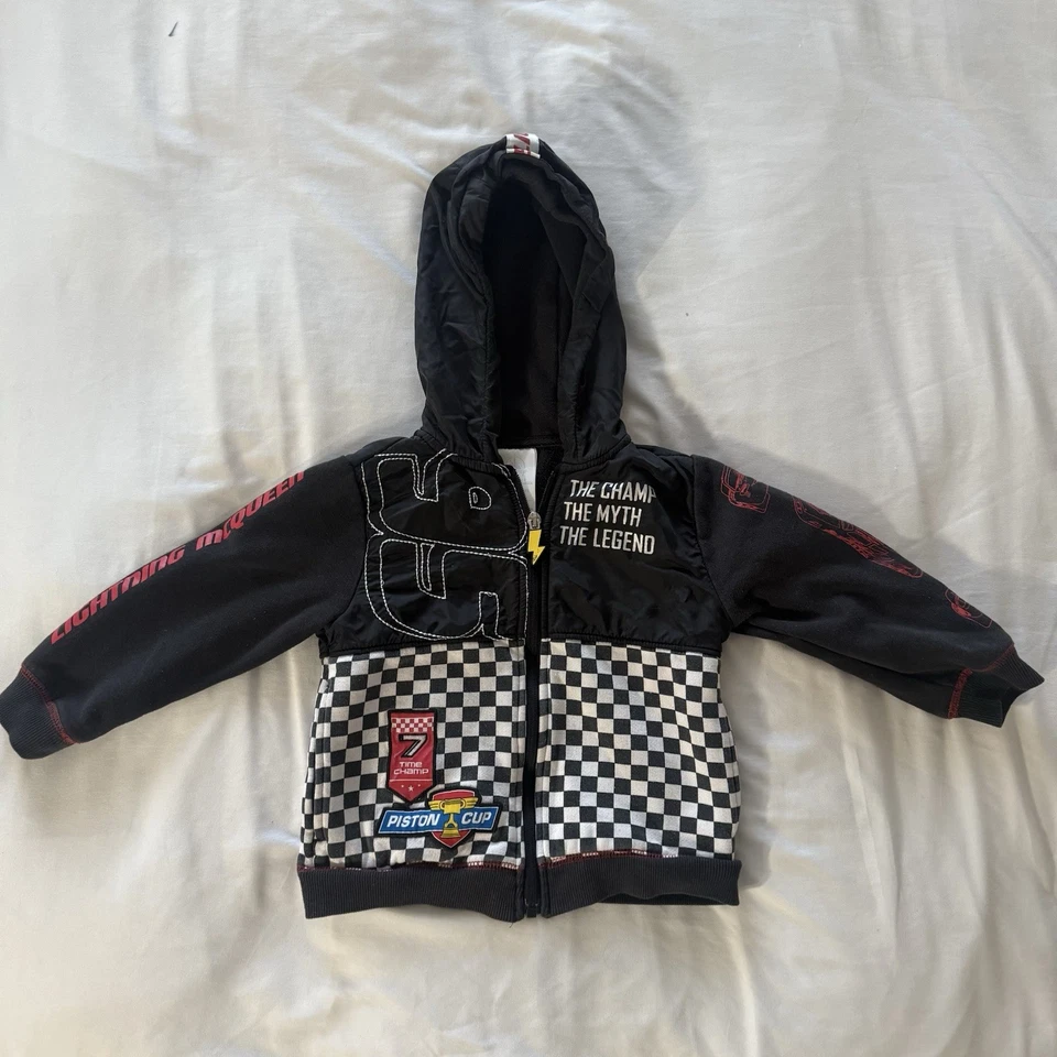 Lightning McQueen Sudadera con Capucha Cars 3 Disney Store Niños Chaqueta con Capucha Disney Talla 3 Foto 2 de 4