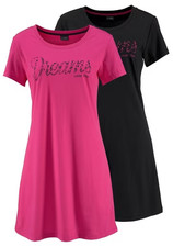 435327/K38 VIVANCE DREAMS Sleepshirt (2er Pack) mit Print, Gr. 32/34 NEU