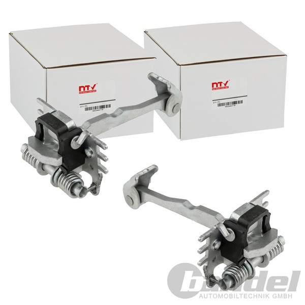 2X NTY TÜRfeststeller TÜRstopper Beidseitig Hinten Passend FüR Renault Espace-image