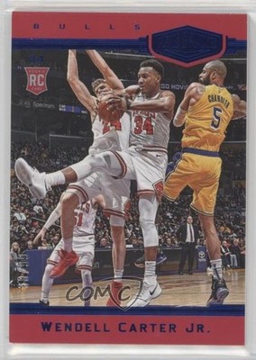 2018 Chronicles Plates and Blue 38/99 Wendell Carter Jr #383 Rookie Patch RC 1x9