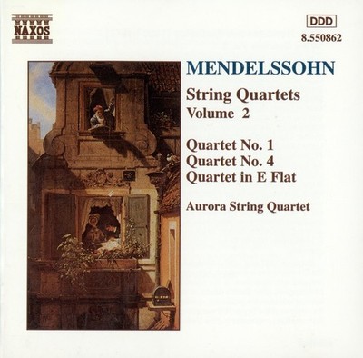 MENDELSSOHN String Quartets Vol. 2 / Aurora String Quartet (CD, 1994, Naxos)