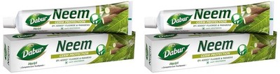 Dabur Herb'l Neem Germ Protection Toothpaste 200g Pack of 2 Free Shipping