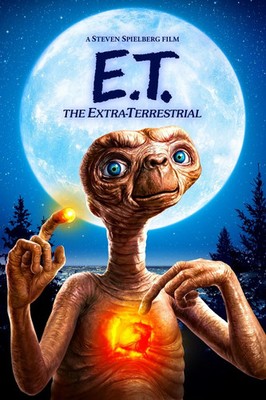 1982 E.T. The Extra Terrestrial Movie Poster 11X17 Elliott Gertie     