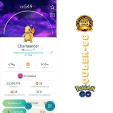 Pokémon Go - Shiny charmander Dynamax Background - Trade Registered - available
