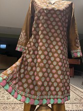 Clearance Sale Pakistani Indian Designer Generation Shalwar Kameez Dress Abaya L