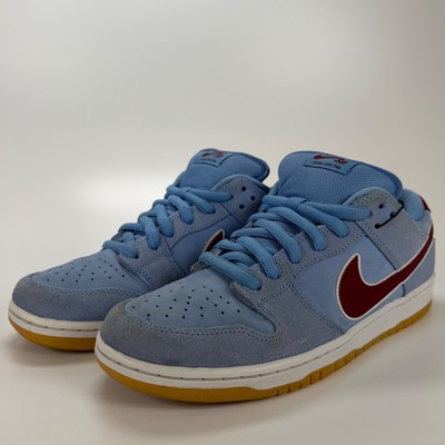 Nike SB Dunk Low Philadelphia Phillies Valor Blue Team Maroon DQ4040-400 Mens 10