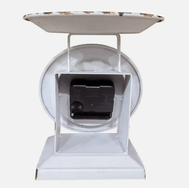 Антикварные маленькие декоративные кухонные часы CTW Farmhouse — бежевые чипсы  - Изображение 2 из 2