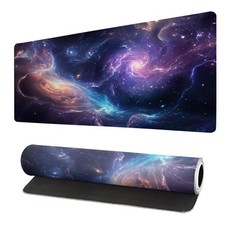 Nebula 35.4 x 15.7 in Laptop Mouse Pad Desk Mat Anime Gaming Keyboard Mat