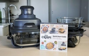 Ninja Crispi 4-in-1 Portable Glass Air Fryer Cooking System Cyberspace New