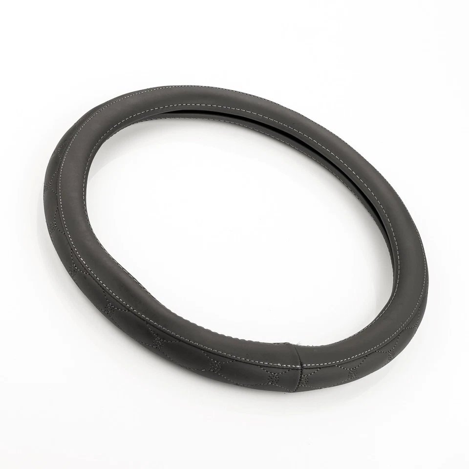 Housse De Volant Volant Protecteur Ø 38x8,2cm / 15x3 Pouces Gris Pour MITSUBISHI - Photo 3/4