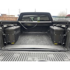 Left + Right Side Swing Case Truck Bed Storage Box Set For Ford Ranger 2011-2020