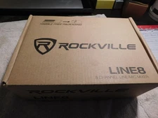 Rockville Line 8 8 Channel Line/Mic Mixer - EXCELLENT