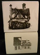 Antigüedades Dept 56 Porcelana Dickens Village Quilly's 58348 + Bob Cratchets 6500-5
