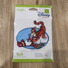 Wrights Disney Home Self-Adhesive Tigger with a Snowman Embroidered Patch