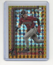 2025 Topps Chrome - Corbin Carroll #268 Gold Geometric Refractor /50