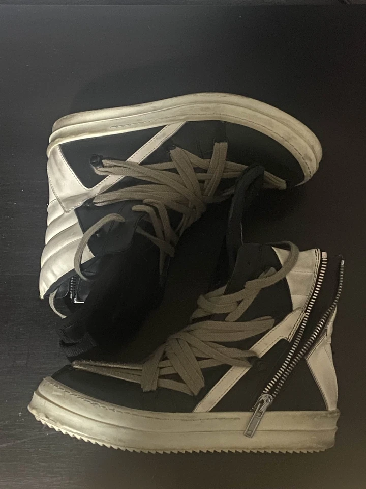 Rick Owen Pentagram Mega Lace Geobaskets Size 41 - Image 2 of 4