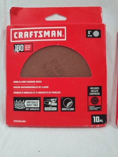 Lot of Craftsman 5" Stick-on Sanding Discs (1 pack of 180) (4 packs of 36) NEW - Picture 4 of 5