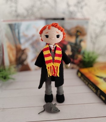 Ron Weasly Harry Potter Puppe Handarbeit Geschenk Kinder Geburtstag  Neu