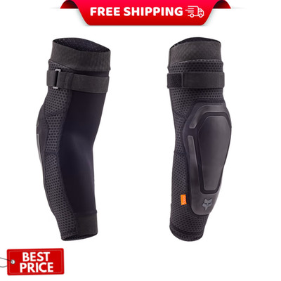 Fox Racing Launch Pro D3O Elbow Guards MTB Protection Pads Black Pair Free Ship