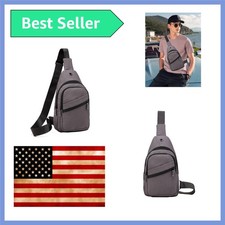 Crossbody Sling Bag Small Sling Backpack for Women Men Travel Hiking Chest Ba...