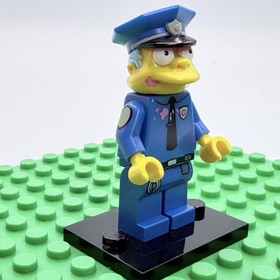 Lego Minifigure Police Chief Wiggum Sim023 Simpsons Kwik-E-Mart 71016 - Frosting