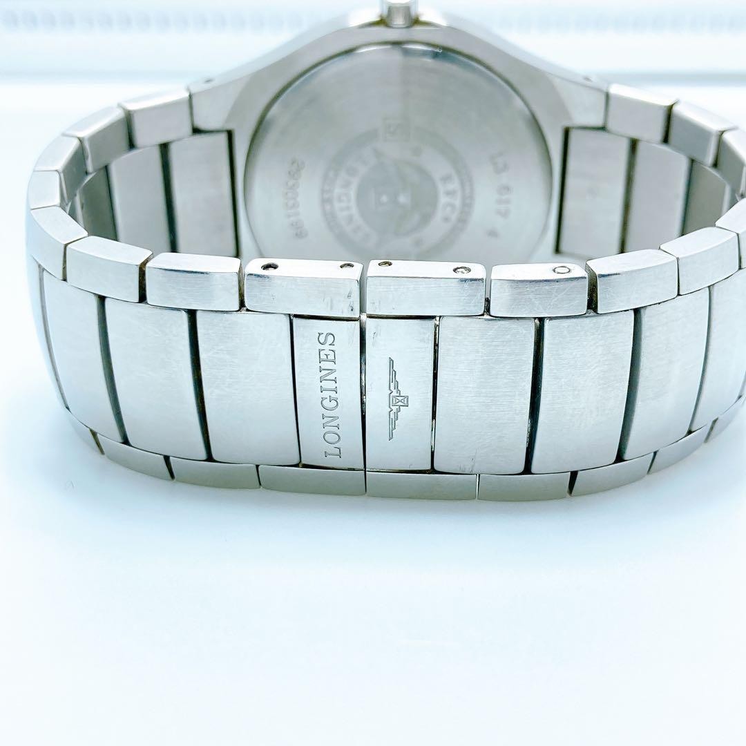 Longines Quartz Round Dress 35mm Opposition Watch 14cm Mens RefL3 wrist image 6