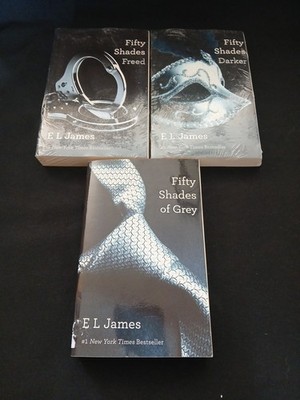 Fifty 50 Shades of Grey Trilogy Book Set Series By E L James Paperback FREE SHIP