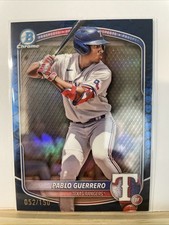 2025 Bowman - Chrome Prospects Pablo Guerrero #BCP-144 Blue Reptilian Refractor