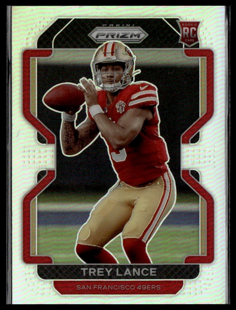 2021 Panini Prizm #V-333 Trey Lance Rookie Variations Prizm Silver RC
