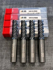 1/2" x 1-1/2" LOC 5 FL HI PERFORMANCE CARBIDE EM, R.030 HTY COATED , New, USA 
