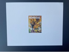 Senegal 2015 Mi. Bl. 109 Luxury Sample Endangered Fauna Elephants Birds